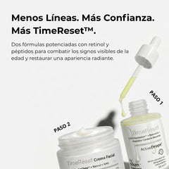 Bundle TimeReset™ Crema Facial + Suero ActiveDrops